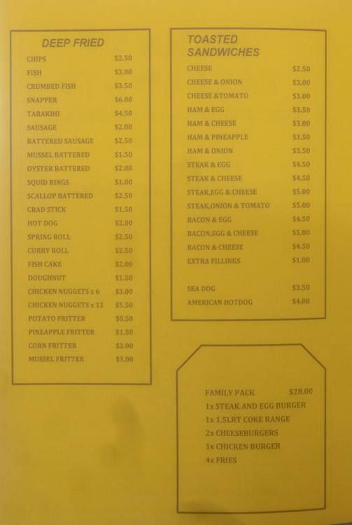 Hickman Takeaways Menu, Menu for Hickman Takeaways, Papakura, Auckland Menumania/Zomato