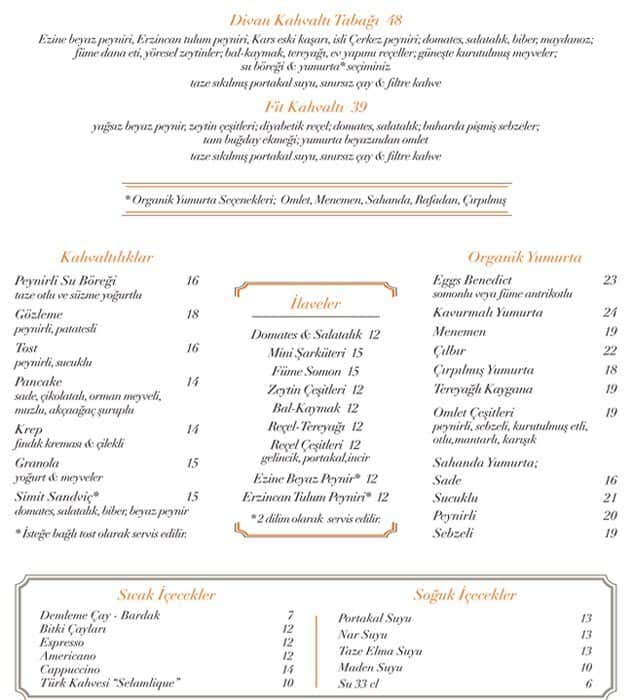 Divan Brasserie Menu, Menu for Divan Brasserie, Bebek Divan Brasserie Menu, Menu for Divan Brasserie, Bebek