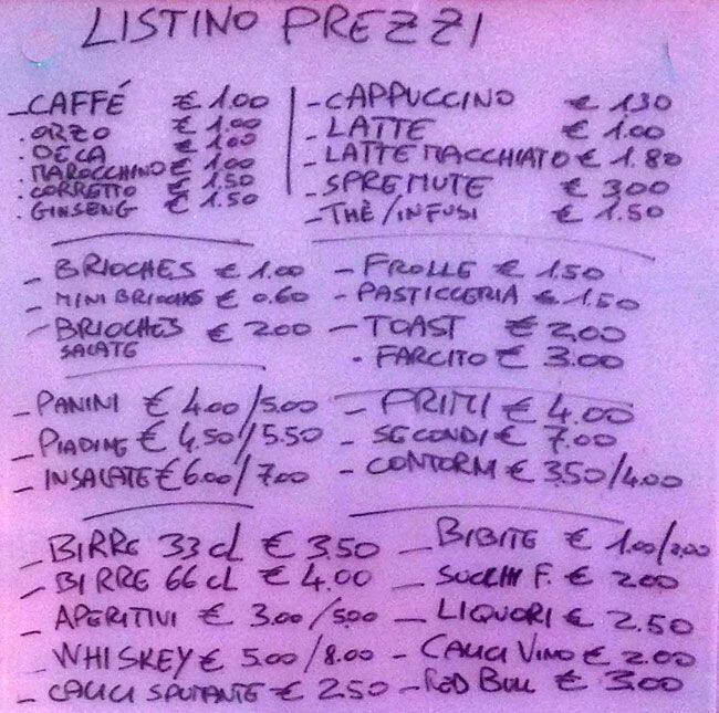 Menu di Old Charly Cafe 