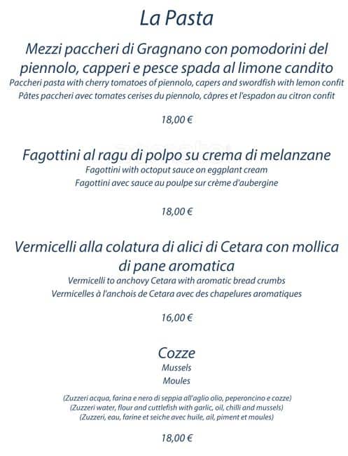 Menu di Sea Side 