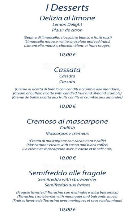 Menu di Sea Side 