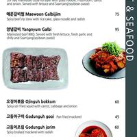 Hyu Korean Restaurant Menu Menu For Hyu Korean Restaurant Jumeirah Lake Towers Jlt Dubai