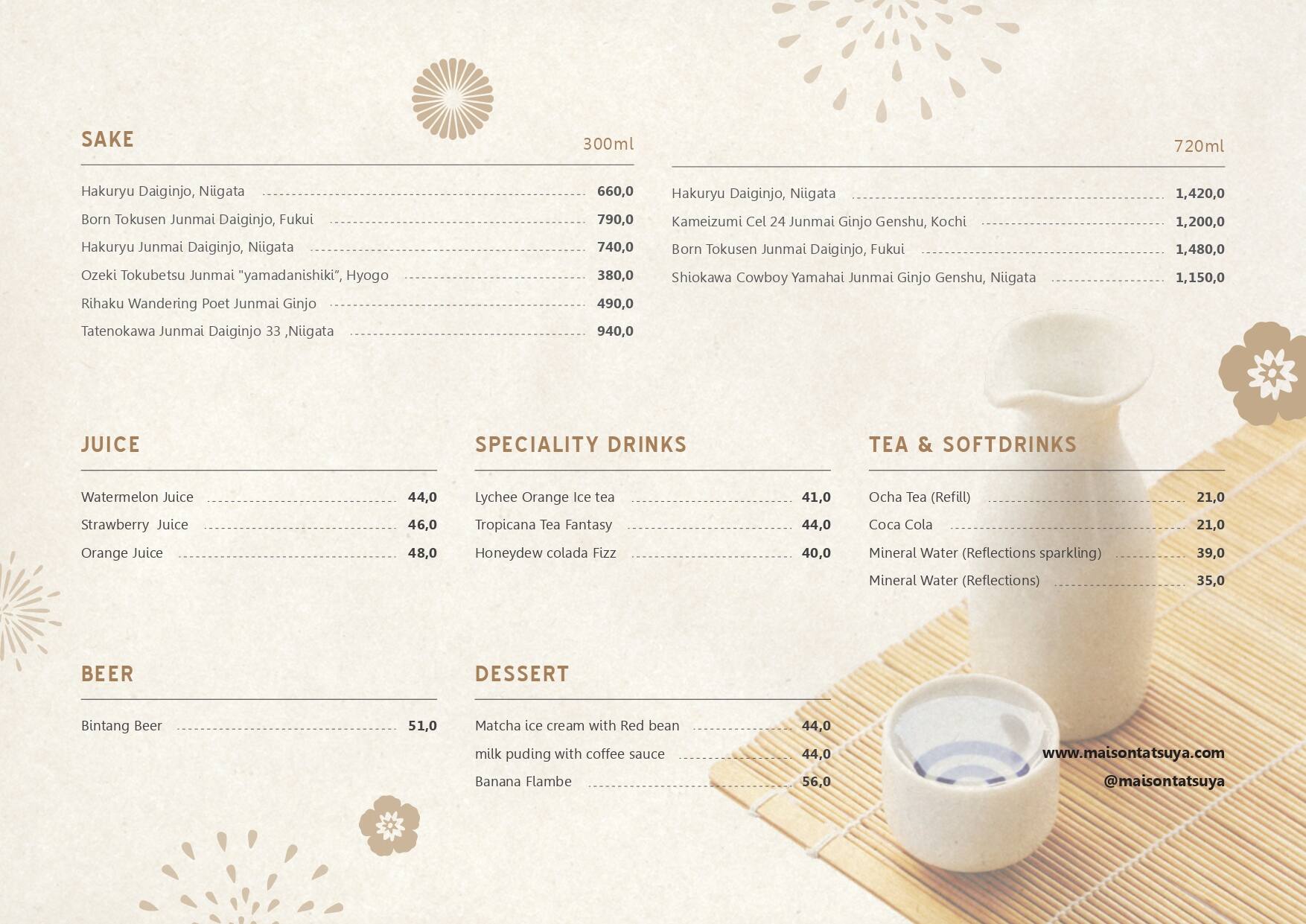 Maison Tatsuya Menteng Jakarta Zomato