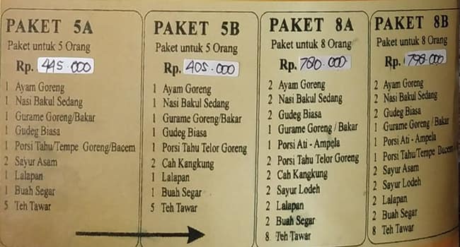 Ayam Goreng Mbok Berek Ny Umi Menu Zomato Indonesia