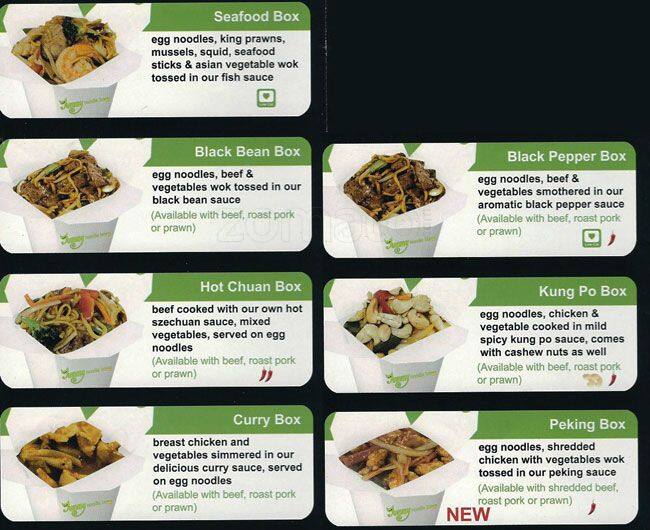 Yummy Noodle Box Menu,Menú para Yummy Noodle Box, Dun Laoghaire, Dublin