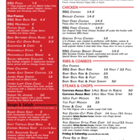 Fireplace Inn Menu Menu For Fireplace Inn Old Town Chicago