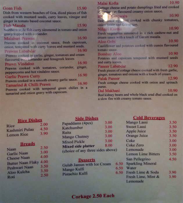 Rangoli menu