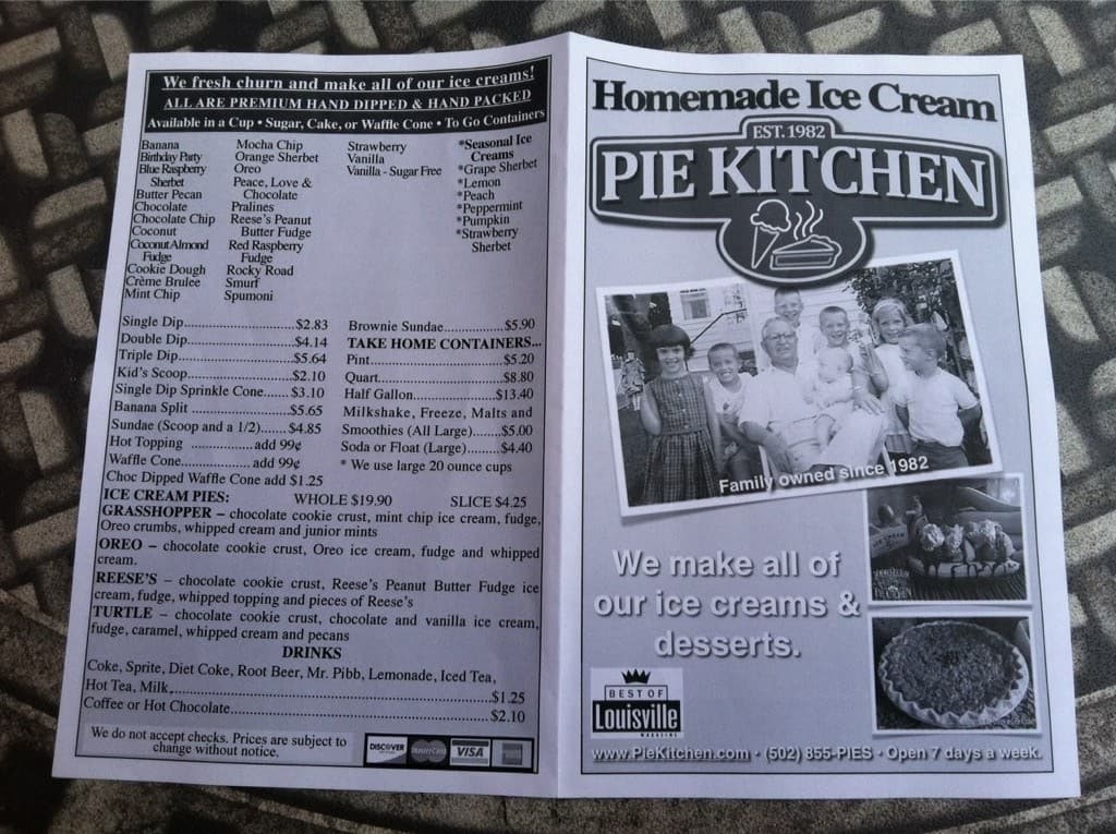 Homemade Ice Cream Pie Kitchen Prospect Louisville
