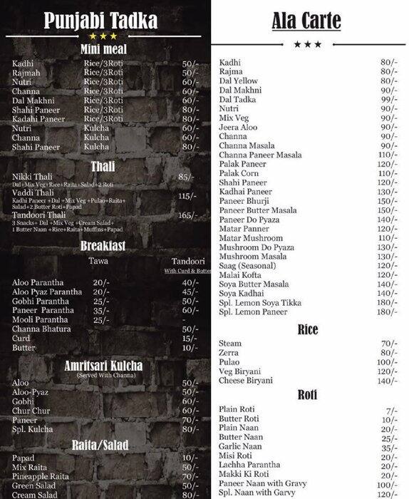 Cake n Bake Menu, Menu for Cake n Bake, Phase 7, Mohali Zomato