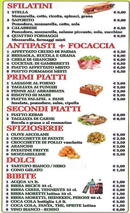 Menu di San Tommaso 