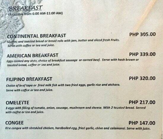 Las Ramblas - Berjaya Makati Hotel Menu - Zomato Philippines