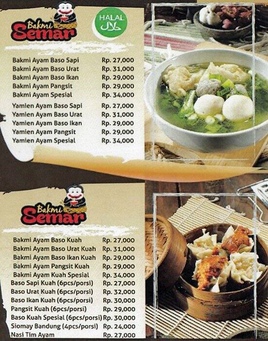 Bakmi Semar Menu Menu For Bakmi Semar Cibubur Jakarta Zomato Indonesia