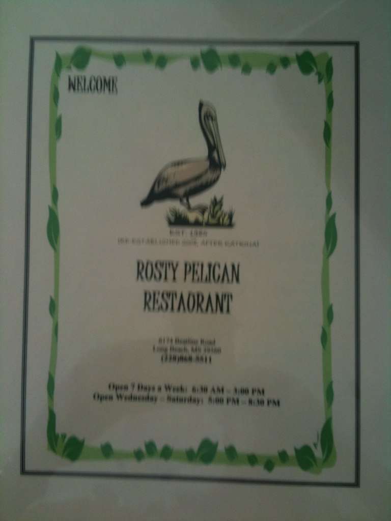 Rusty Pelican Menu, Menu for Rusty Pelican, Long Beach, Gulfport