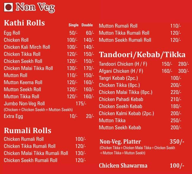 Menu at Meat Junction, Gurugram, Shop No. 5