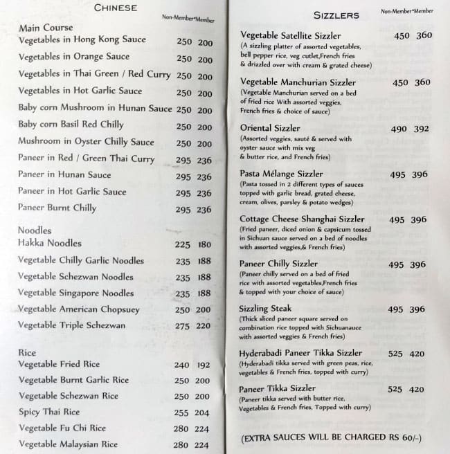 Prasad Food Divine menu