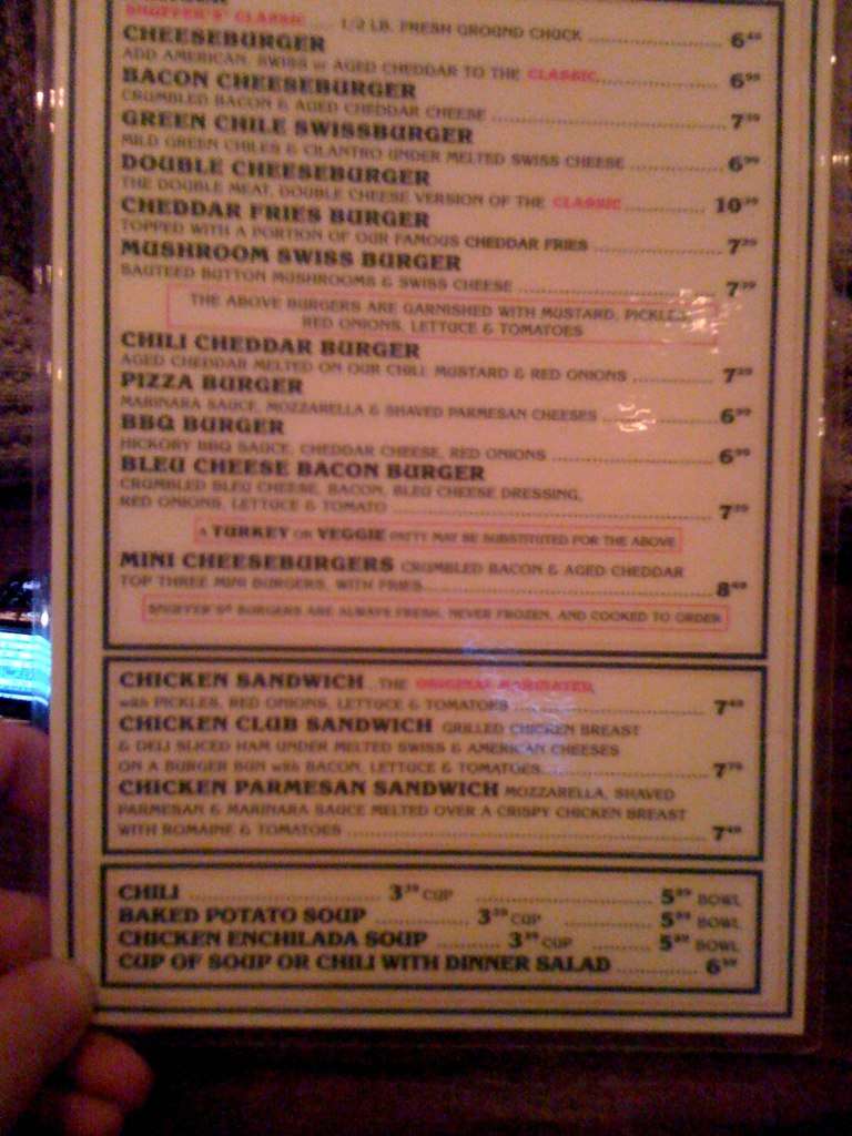 Snuffer's Menu, Menu for Snuffer's, Plano, Plano Urbanspoon/Zomato