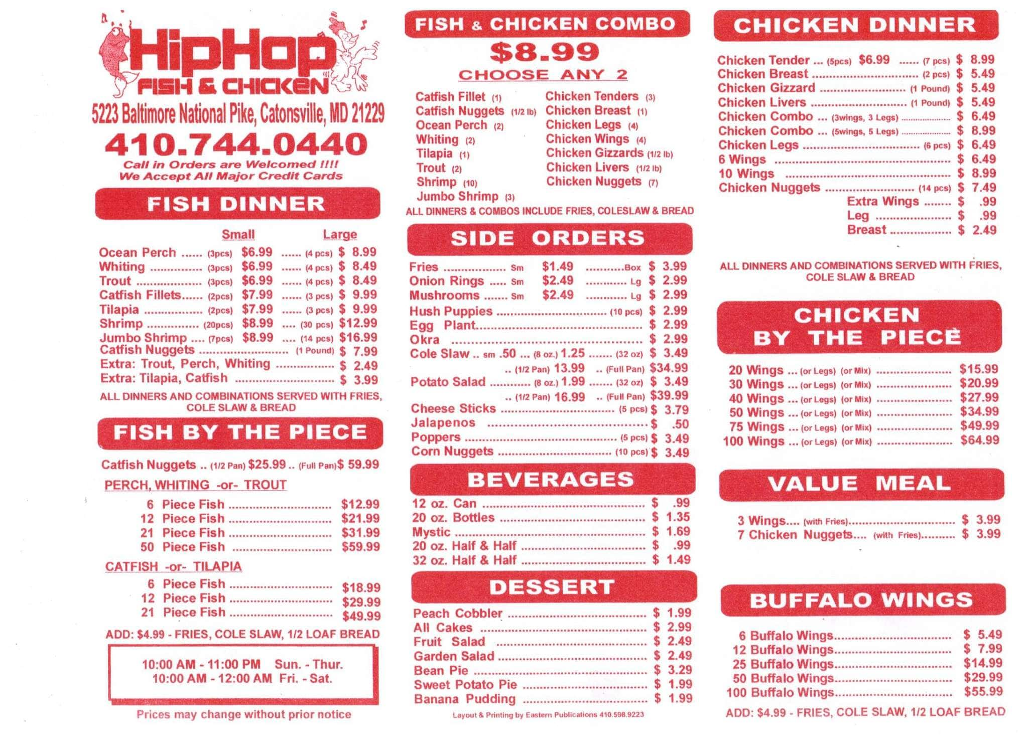 hip hop chicken national pike