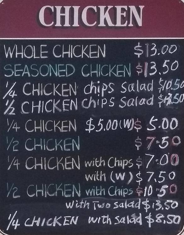 Whittlesea Chicken Barn Menu Menu For Whittlesea Chicken Barn