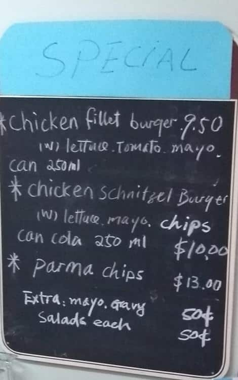 Menu At Whittlesea Chicken Barn Whittlesea