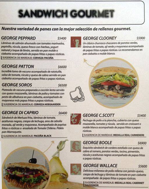 George menu