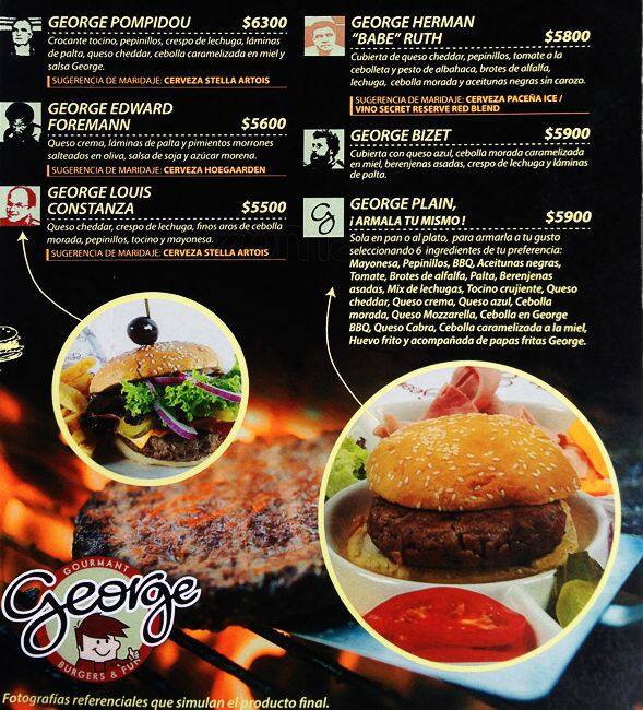 George menu