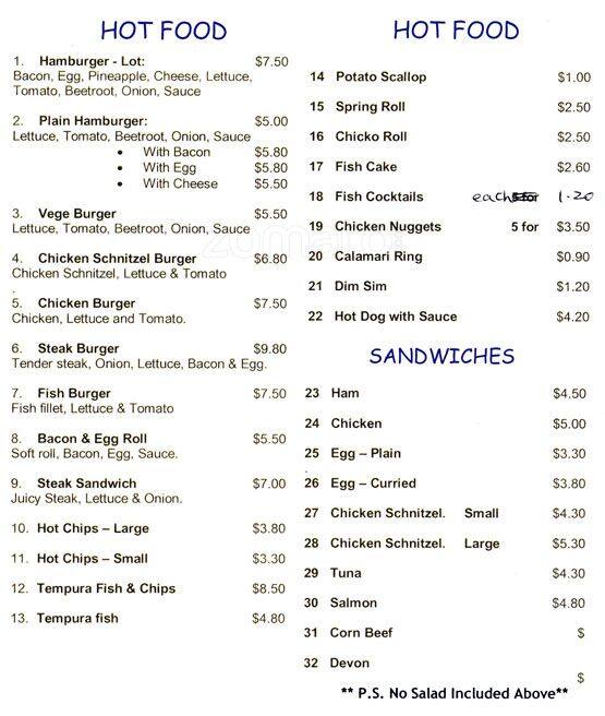 Fox Valley Takeaway Menu, Menu for Fox Valley Takeaway, Wahroonga ...