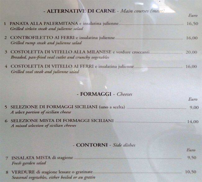 Menu di I Malavoglia 