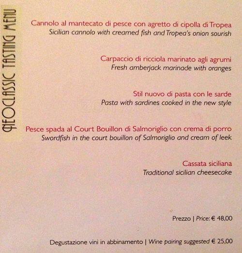 Menu di I Malavoglia 