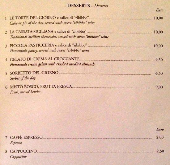 Menu di I Malavoglia 
