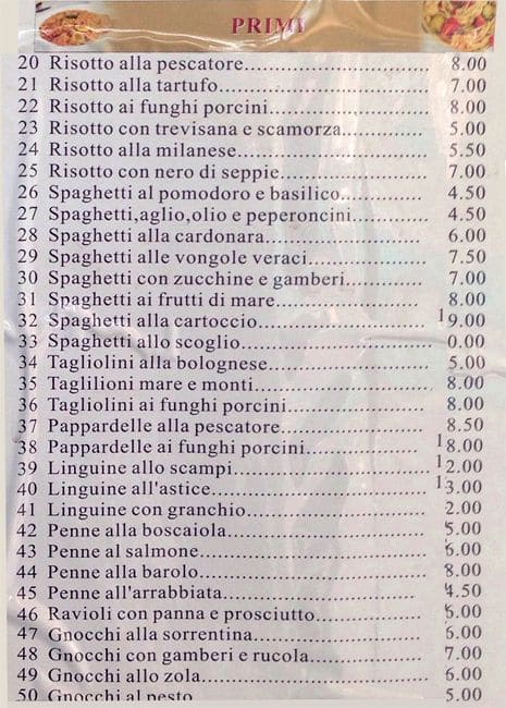 Menu di Ristorante Cinese Ruihao 