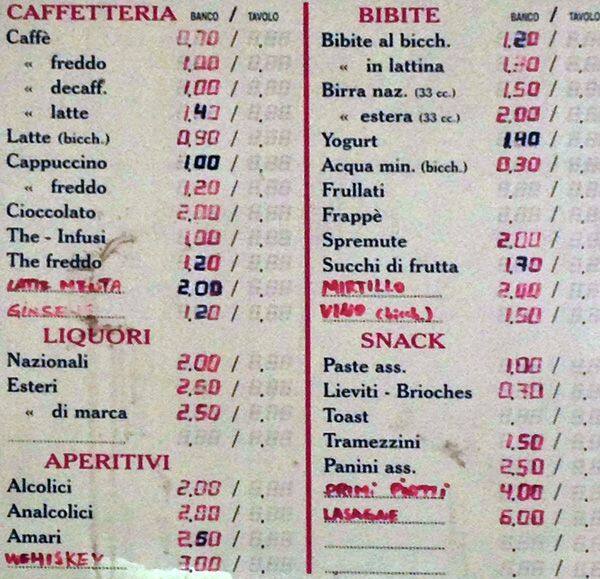 Menu di Yumei Bar 