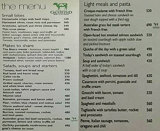 Sala Bistro Menu, Menu for Sala Bistro, Greenbelt, Makati City - Zomato ...