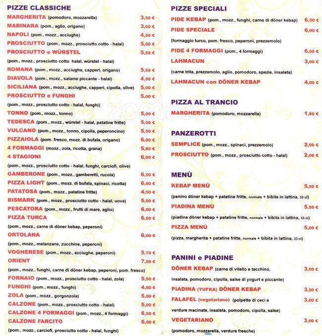 Menu di Oro Istanbul 