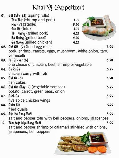 Pho 88 Vietnamese Restaurant Menu - Urbanspoon/Zomato