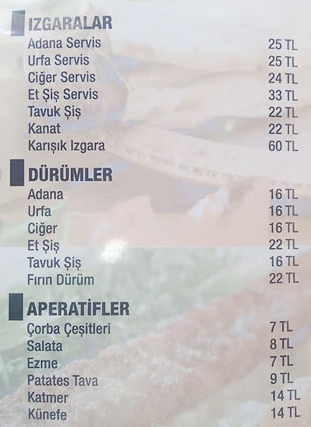 istanbul lahmacun kebap menu menu for istanbul lahmacun kebap ruzgarlibahce istanbul