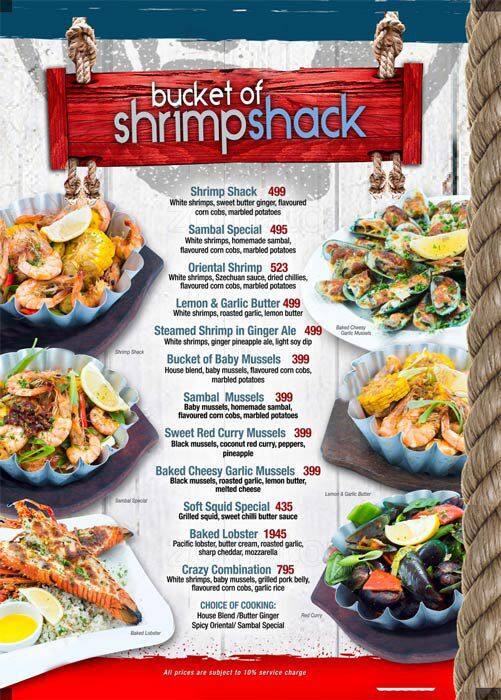 Clawdaddy menu