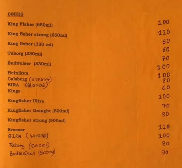 Anand's 44 Restaurant With Bar menu
