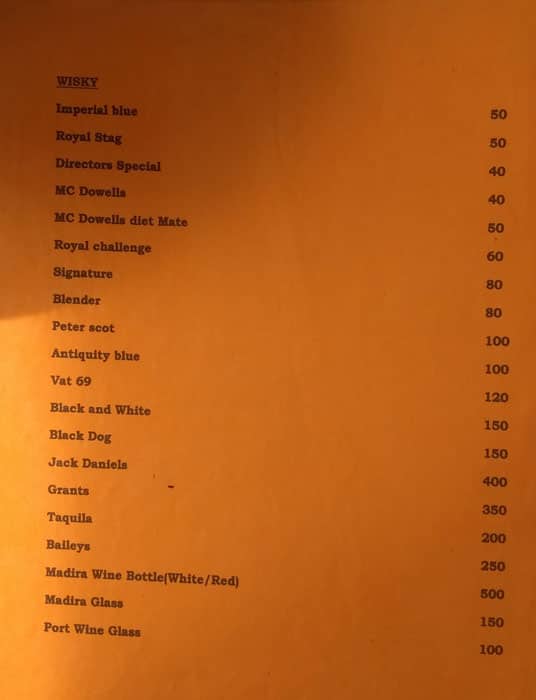 Anand's 44 Restaurant With Bar menu