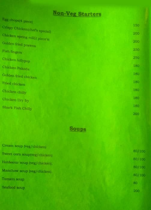 Anand's 44 Restaurant With Bar menu