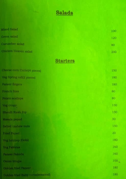 Anand's 44 Restaurant With Bar menu