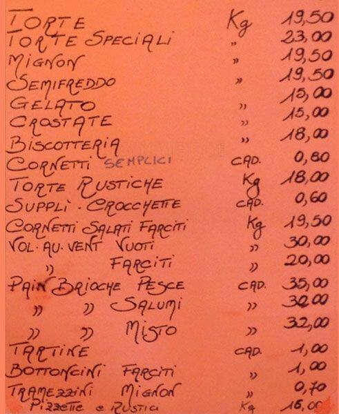 Menu di Bruni 