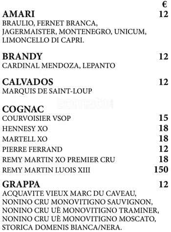 Menu di Ristorante Gallia - Excelsior Hotel Gallia 