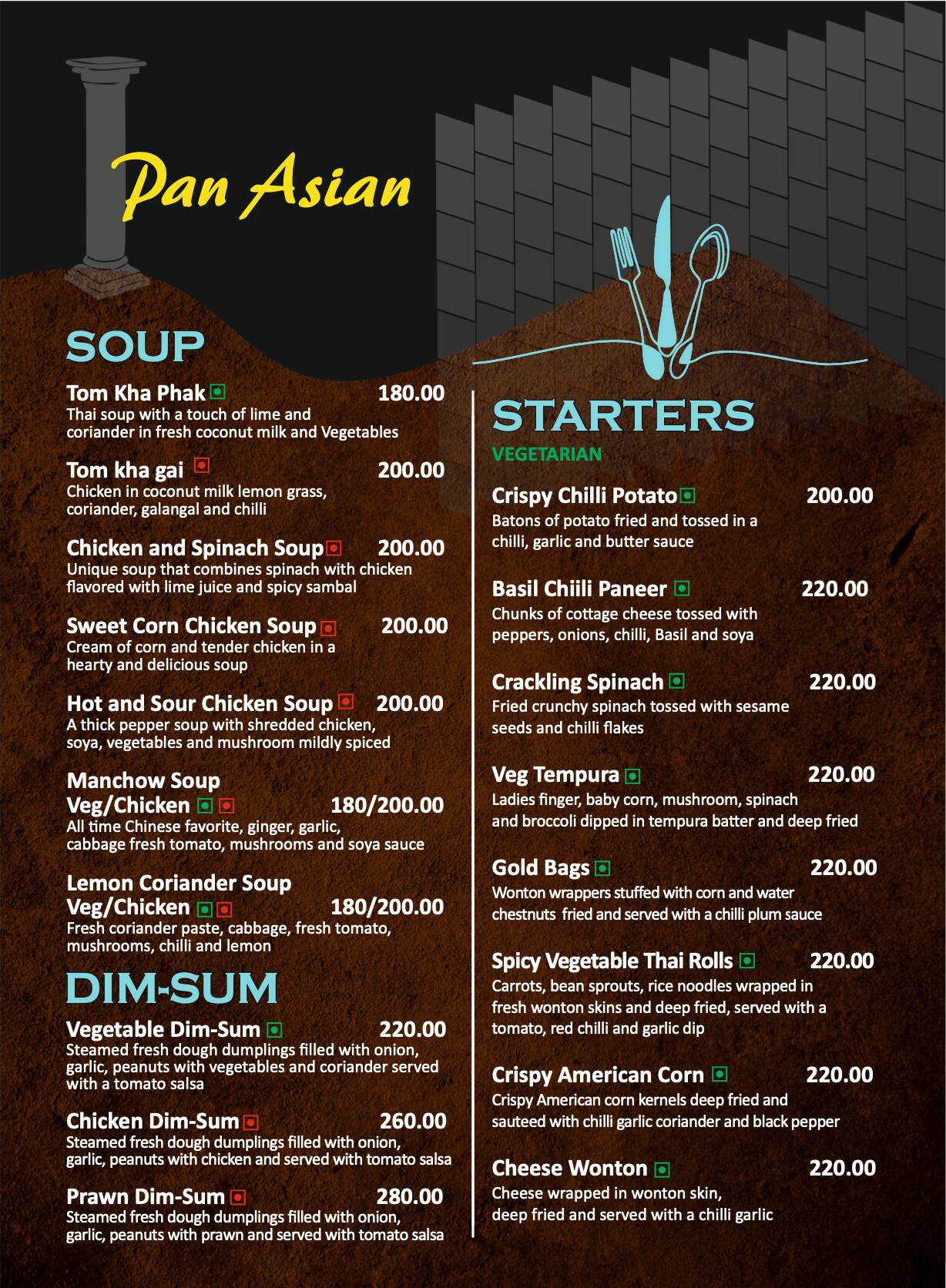 Menu at Pillar 129 Multicuisine Restaurant, Coimbatore