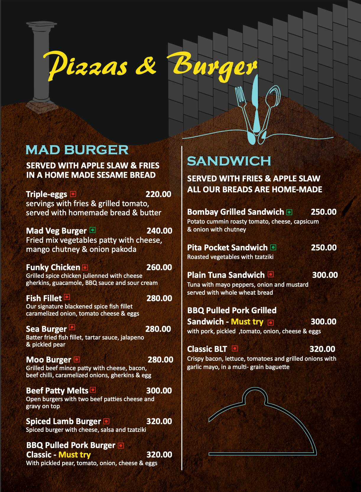 Menu at Pillar 129 Multicuisine Restaurant, Coimbatore