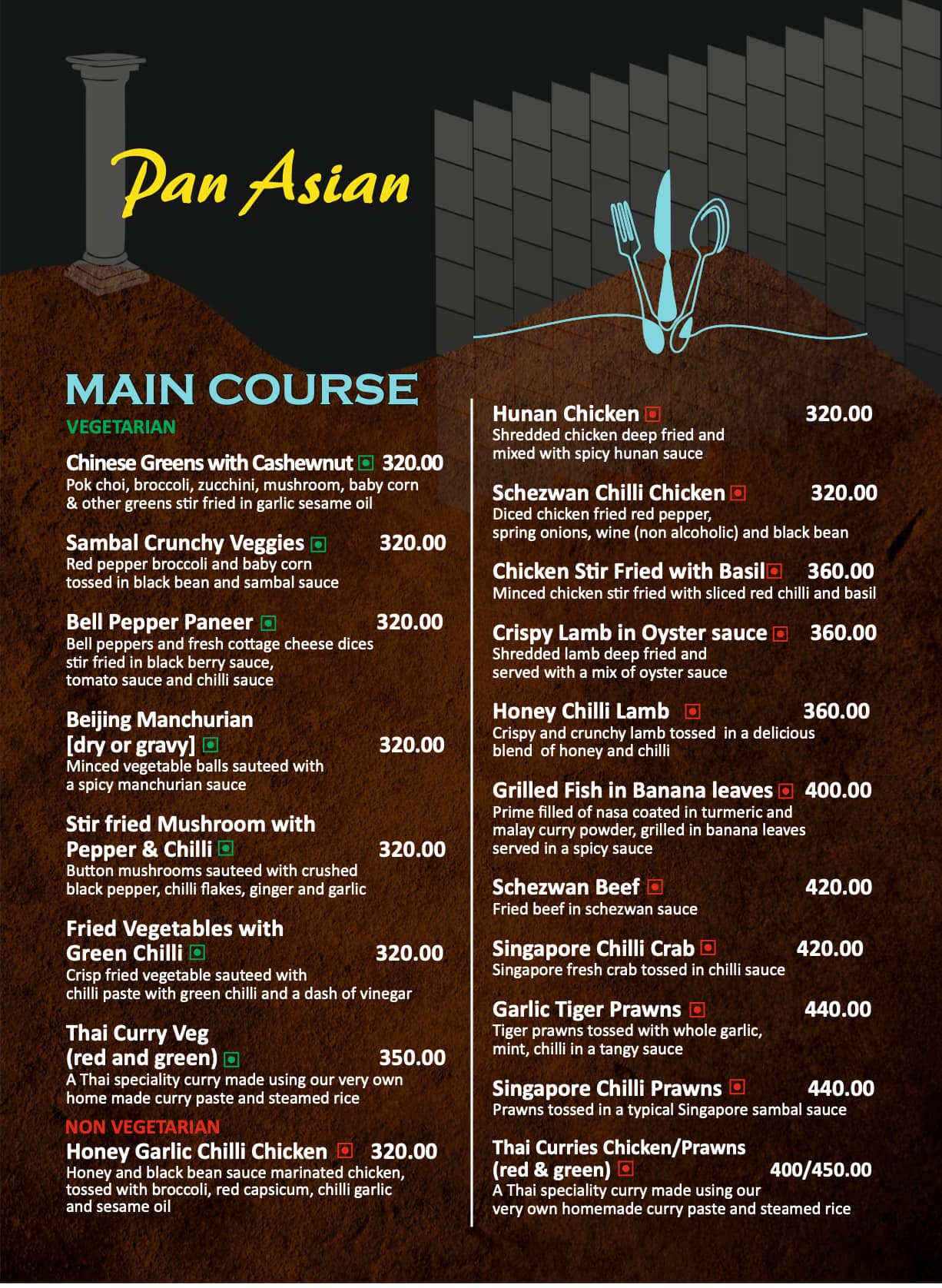 Menu at Pillar 129 Multicuisine Restaurant, Coimbatore