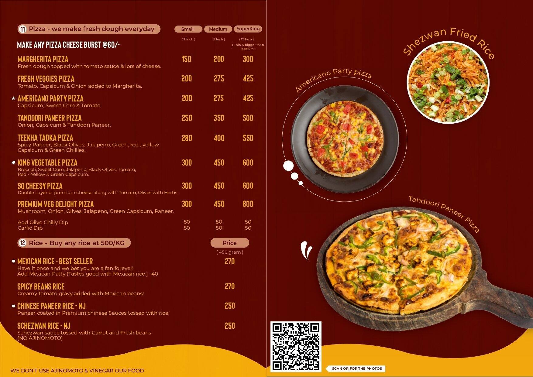 Menu at Coffee King Adajan, Surat, 1/2