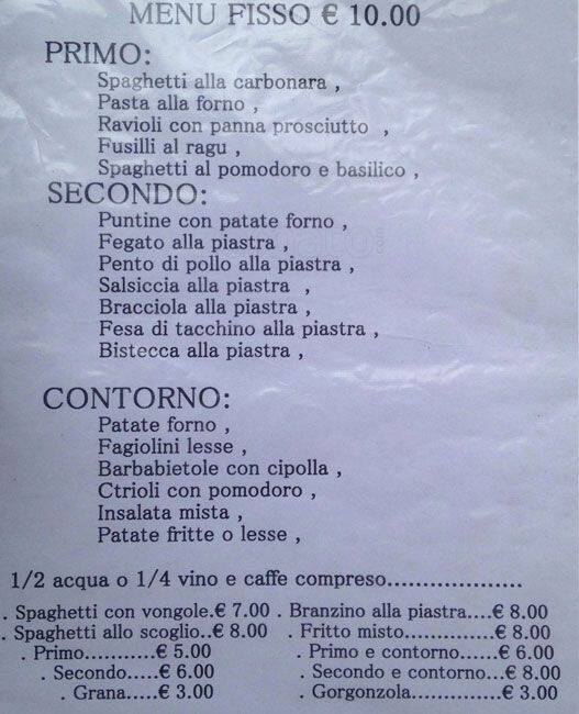 Menu di Xin Zhong 