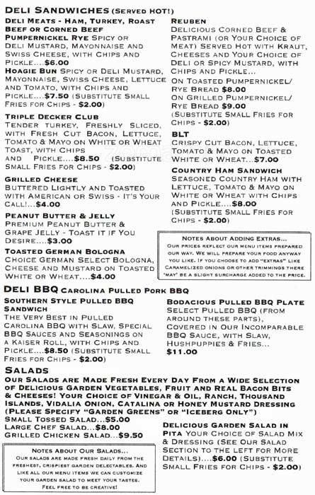 Side Door Deli Menu Menu For Side Door Deli Mooresville Charlotte