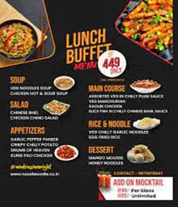 Oodle noodle menu sales