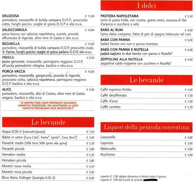 Menu di Il Boss della Pizza 